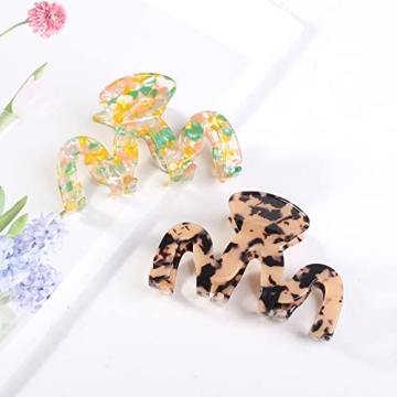 Jayongnee Iridescent Large Hair Clips - Stylish and Functional