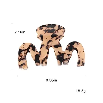 Jayongnee Iridescent Large Hair Clips - Stylish and Functional