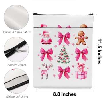 Book Sleeve for Book Lovers Gifts for Christmas Book Lover Gifts for Readers Christmas Birthday Gift...