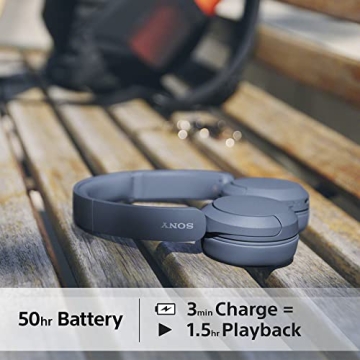 Sony WH-CH520 Wireless Bluetooth Headphones with 50 Hours Battery Life