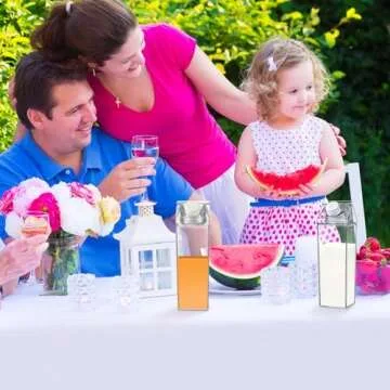 17 oz Milk Carton Water Bottles Clear Plastic Milk Box Portable Reusable Square Juice Bottles for Outdoor Sports Travel Camping Activities(2 Pieces)