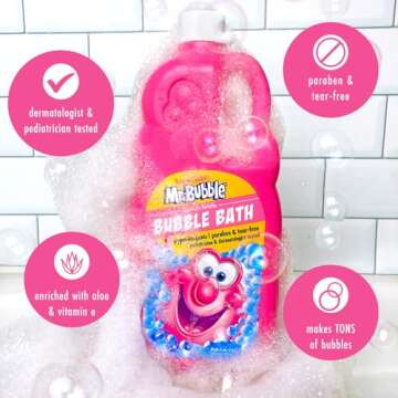 Mr. Bubble Bubble Bath - Hypoallergenic Formula for All Ages