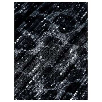 BEAUDRM Women's Y2K Leopard Print Short Vintage Sequin Track Shorts Elastic Waist Skinny Party Sexy Mini Shorts Grey X-Large