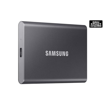 SAMSUNG T7 2TB Portable SSD with Speeds Up to 1,050MB/s