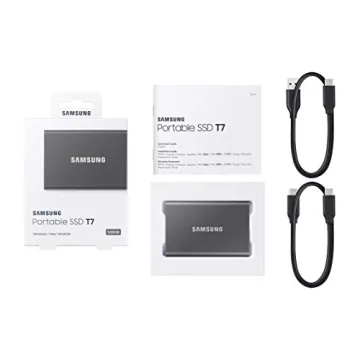 SAMSUNG T7 2TB Portable SSD with Speeds Up to 1,050MB/s