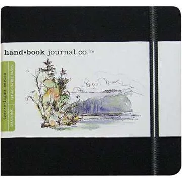 Travelogue Drawing Book - Portable Square Artist Journal