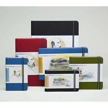 Travelogue Drawing Book - Portable Square Artist Journal