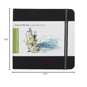 Travelogue Drawing Book - Portable Square Artist Journal