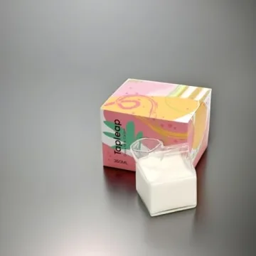 Tapleap Kawaii Glass Milk Carton for Coffee Lovers