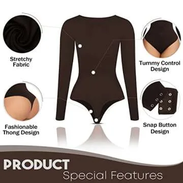 Soo Slick Bodysuit for Women Fall Fashion 2024  - Ultimate Shapewear