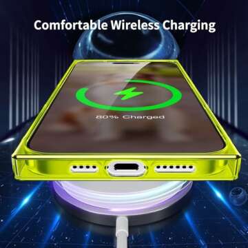 Tzomsze Clear Case for iPhone 15 Pro Max - Stylish Protection