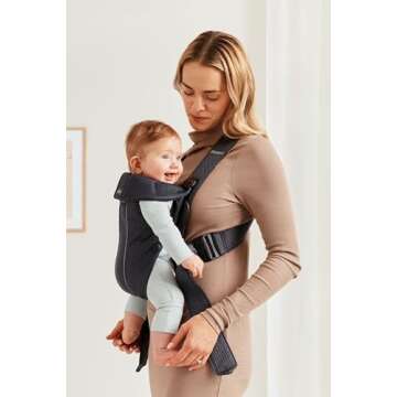 BabyBjörn Baby Carrier Mini, 3D mesh, Anthracite
