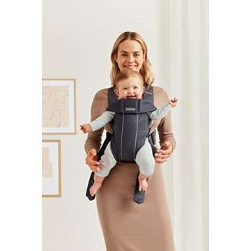 BabyBjörn Baby Carrier Mini, 3D mesh, Anthracite