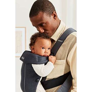 BabyBjörn Baby Carrier Mini, 3D mesh, Anthracite