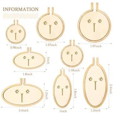 Mini Embroidery Hoops for Creative DIY Projects & Gifts