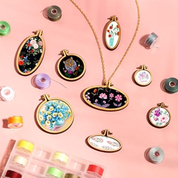 Mini Embroidery Hoops for Creative DIY Projects & Gifts