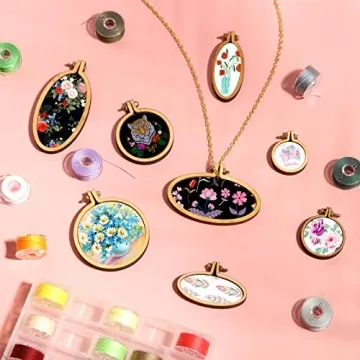 Mini Embroidery Hoops for Creative DIY Projects & Gifts