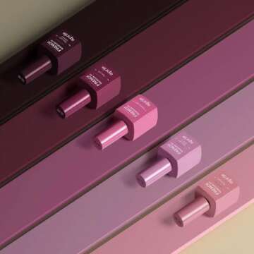 Apres Nail French Manicure Set | Includes 5 Ombre Color | Each Bottle 15mL / 0.5 Fl Oz | 2022 Version (Holland)