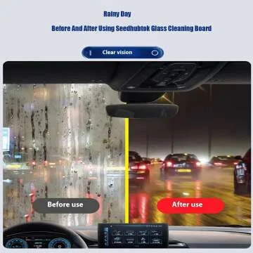 Automotive Oil Film Cleaning Brush for Clear Glass