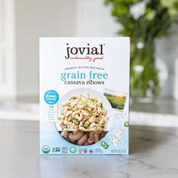 Jovial Grain-Free Cassava Elbows, Organic & Gluten-Free Pasta