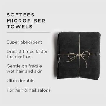 Fromm Softees Microfiber Towels for Fast Drying Hair