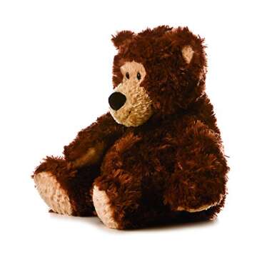 Aurora® Snuggly Tubbie Wubbies™ Brown Bear Stuffed Animal - Comforting Companion - Imaginative Play - 12 Inches