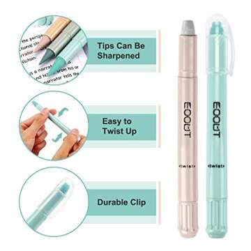 EOOUT 10 Pack Gel Highlighter, Bible Highlighters and Pens No Bleed, Aesthetic Bible Study Journaling School Supplies, Book Accessories (Morandi)