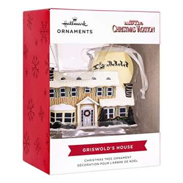 Hallmark National Lampoon's Christmas Vacation Griswold House Christmas Ornament,Resin
