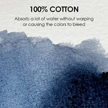 Grabie Watercolor Postcards, 100% Cotton, 24 Sheets, 4.1x5.9 Inches, 140lb (300gsm), Blank Note Cards for Watercolor Journal, Art Supplies for Thank You Notes, Invitations, and Greeting Cards