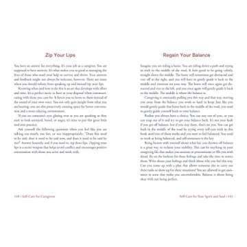 Self-Care for Caregivers: A Practical Guide to Caring for You While You Care for Your Loved One