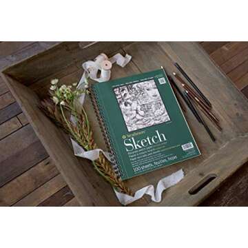 Strathmore 400 Sketch Pad - 9x12, 100 Sheets, Eco-Friendly