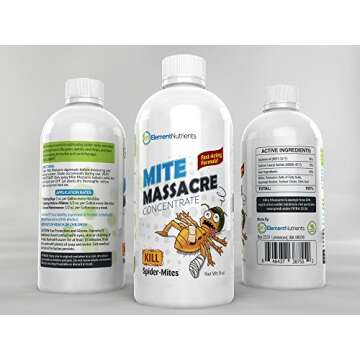 Mite Massacre 8 oz. Spider Mite Killer and Powdery Mildew Fighter - Makes 8 GALLONS of Spray
