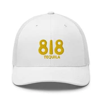 RIVEMUG 818 Tequila Embroidered Trucker Hat - Stylish, Durable & Adjustable Cap