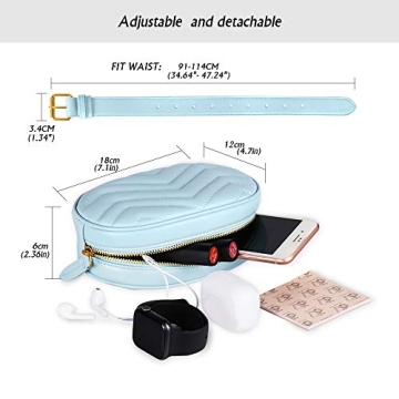 Geestock Waterproof Fanny Pack for Women