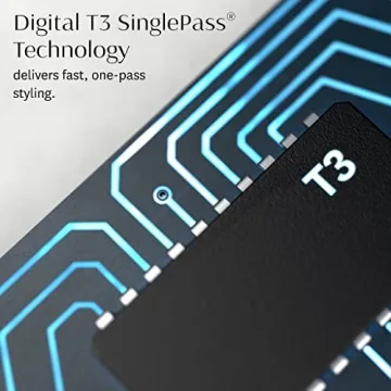 T3 SinglePass 1.25" Ceramic Curling Iron, White/Rose Gold, 1 ¼ inch