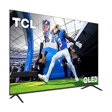 TCL 75-Inch Q6 QLED 4K Smart TV with Fire TV (75Q650F, 2023 Model) Dolby Vision, Dolby Atmos, HDR Pro+, Voice Remote with Alexa, Streaming UHD Television,Black Including Built-in Amazon Alexa Remote
