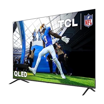 TCL 75-Inch Q6 QLED 4K Smart TV with Fire TV (75Q650F, 2023 Model) Dolby Vision, Dolby Atmos, HDR Pro+, Voice Remote with Alexa, Streaming UHD Television,Black Including Built-in Amazon Alexa Remote