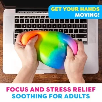 Rainbow Giant Stress Balls Squishy Fun Relief for All
