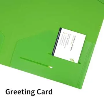 EOOUT 64pcs Plastic Folders with Pockets, Heavy Duty Folders with 4 Pockets for Office and School, Letter Size, 8 Assorted Colors