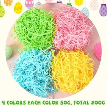 Vibrant MARFOREVER Paper Easter Grass for Festive Decor