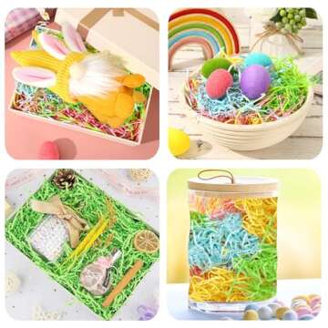 Vibrant MARFOREVER Paper Easter Grass for Festive Decor