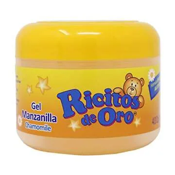 Manzanilla Ricitos de Hair Gel| Alcohol-Free Hair Care Gel for Daily Use, Gentle Gel with Chamomile Extract; 4.0 Ounces