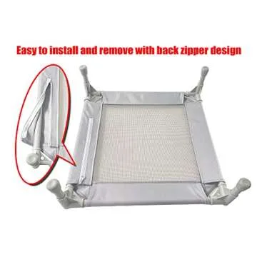 Pozico Elevated Dog Bed for Small Dogs and Cats