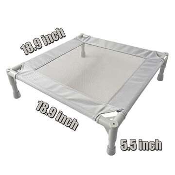 Pozico Elevated Dog Bed for Small Dogs and Cats