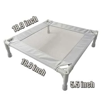 Pozico Elevated Dog Bed for Small Dogs and Cats