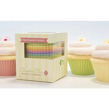 Silicone Baking Cups - 13 Reusable Nonstick Liners