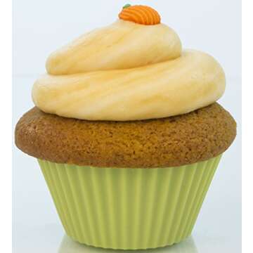 Silicone Baking Cups / 13 Reusable Nonstick Cupcake Liners/Premium Muffin Molds - Stand Alone Cupcake Holders - No BPA - Gift Set - 6 Designer Colors - Standard Size