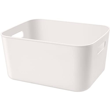 Amyup Set Of 2 Plastic Storage Bins,10.5×8×5.5" Versatile Kitchen Pantry Organization and Storage,...