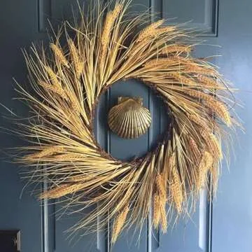 Michael Healy Scallop Door Knocker - Brass (Standard Size)