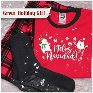 Matching Family Christmas Pajamas with Slipper Socks